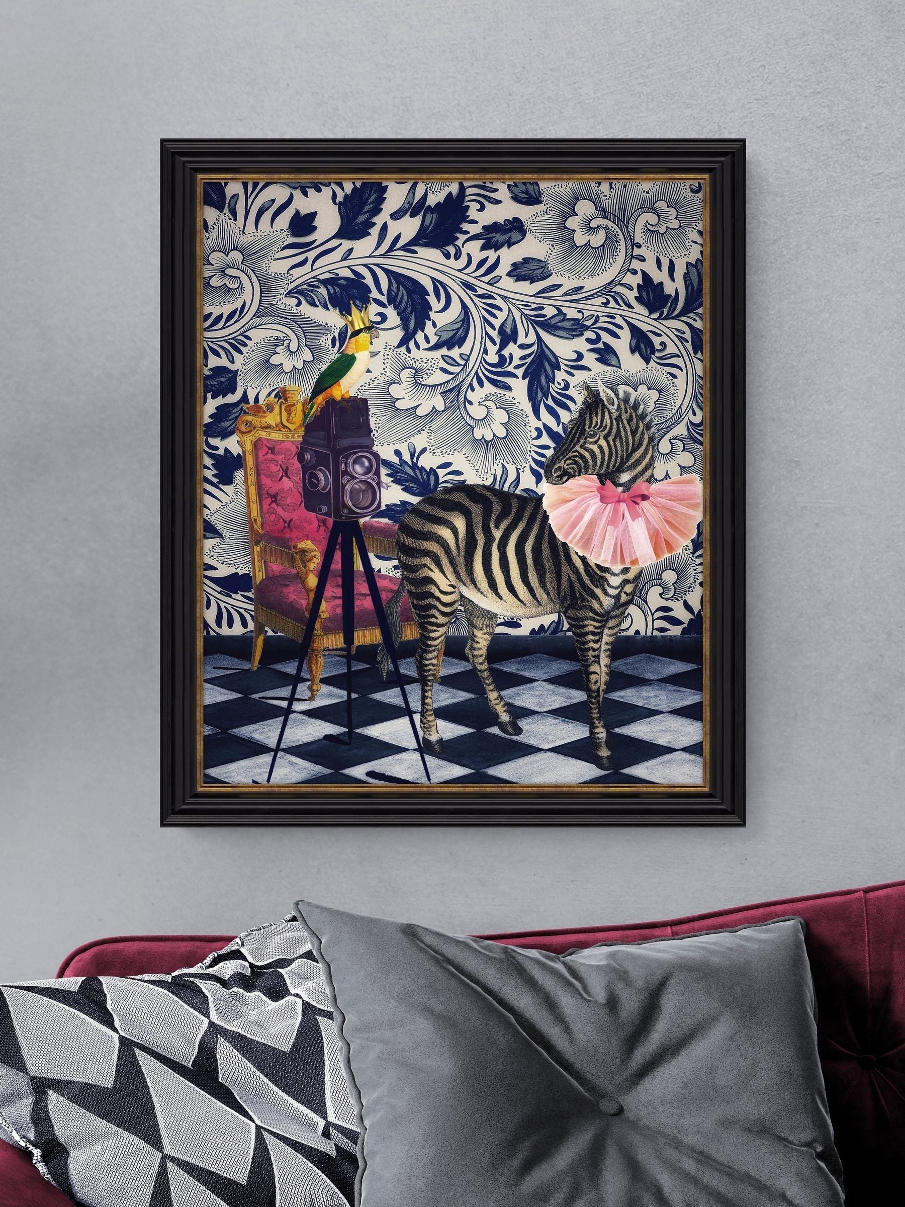 Artko Black Picture Day framed art 67cm x 57cm - British product