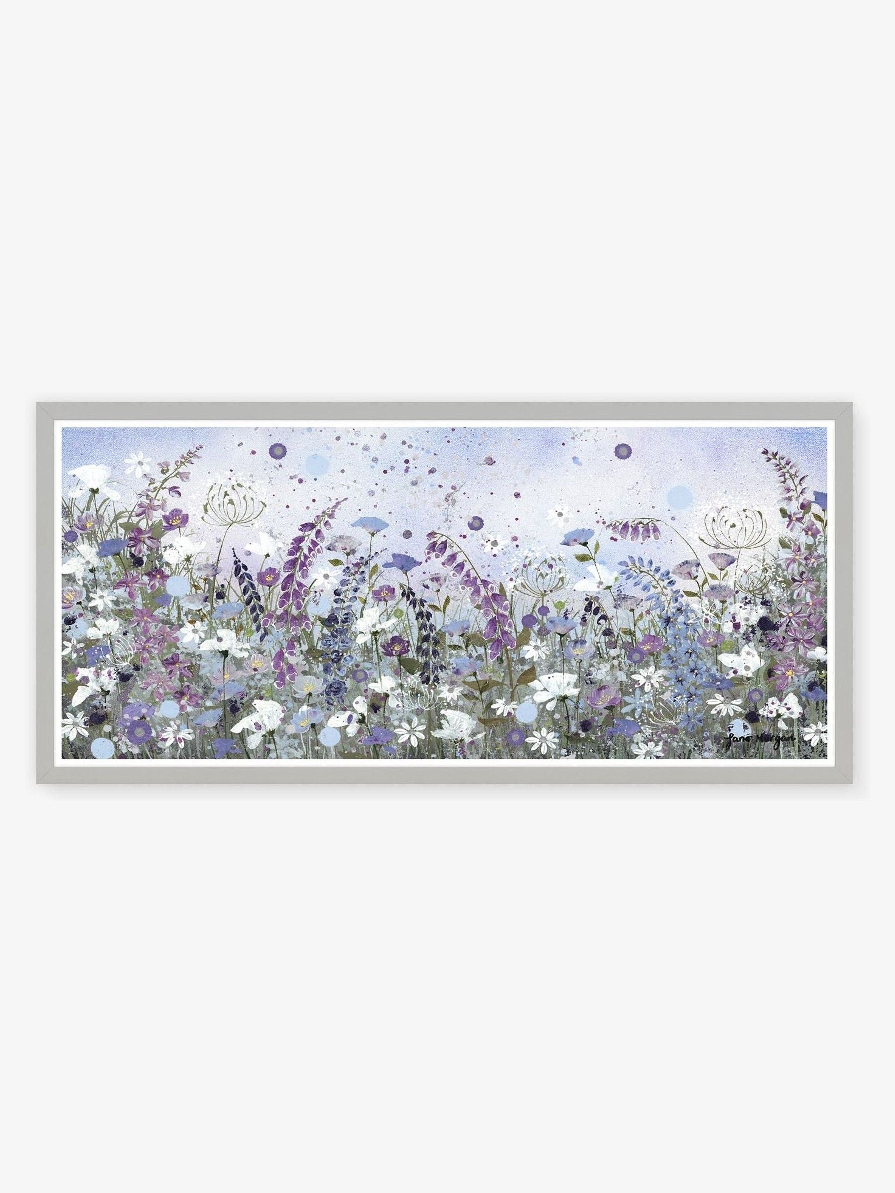 Artko Grey Lavender Breeze by Jane Morgan framed art - British product