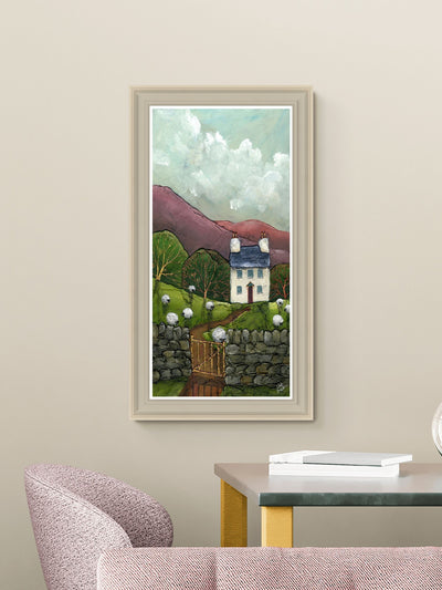 Next Artko Taupe Up The Path Framed Art by Geoff Beckett, 89cm x 49cm- Buy online at McGrocer