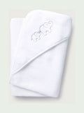 The White Company baby elephant hooded towel, imported from the UK