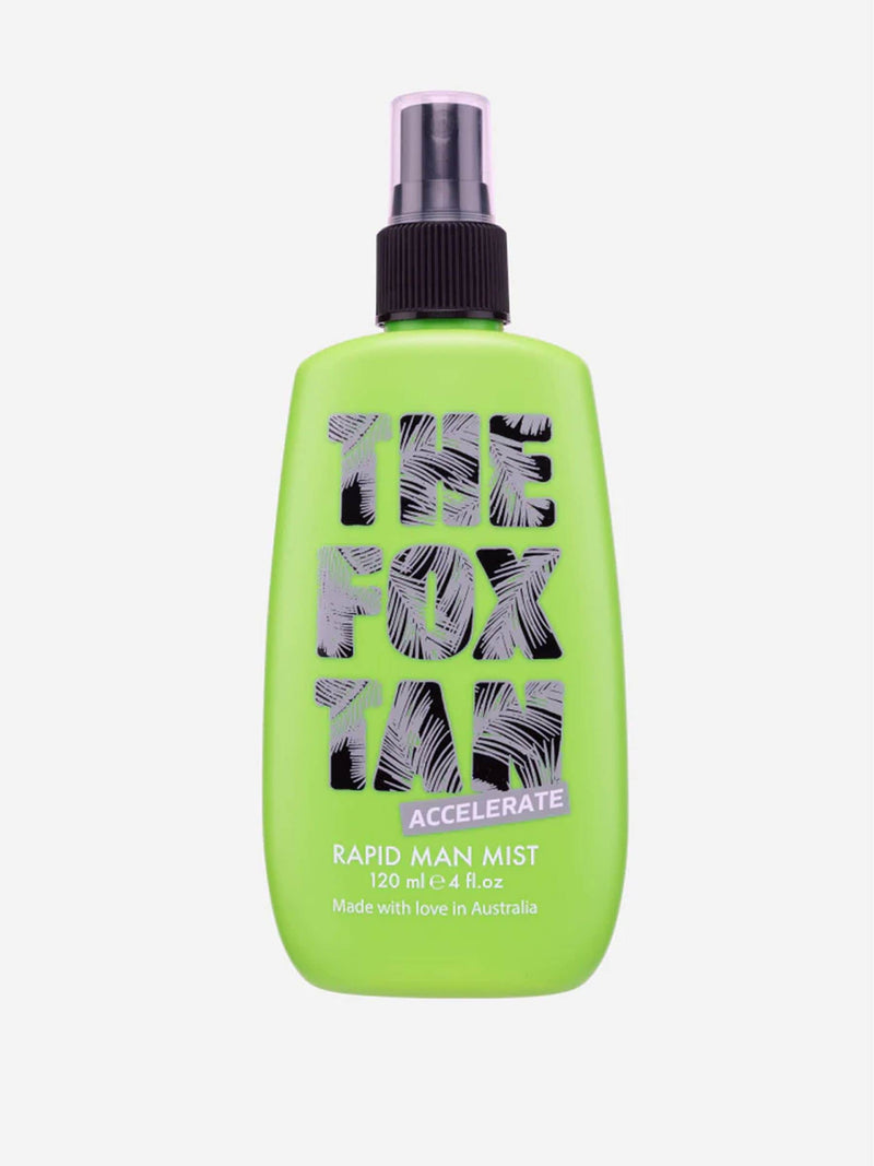 The Fox Tan Rapid Man Mist Tan Accelerator for Men 120ml (British brand)