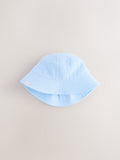 Blue and Bear embroidered bucket hats 2-pack (British brand)