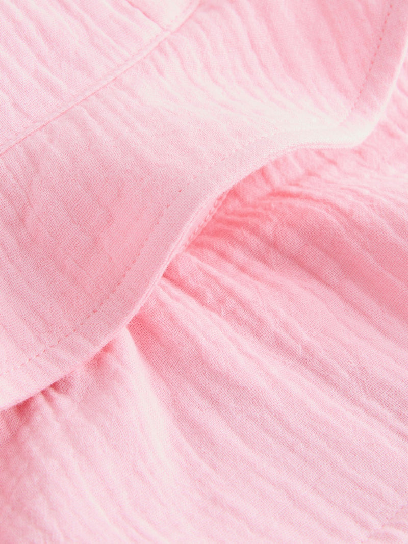 Pink bunny baby bucket hat with 3D ears (British brand)
