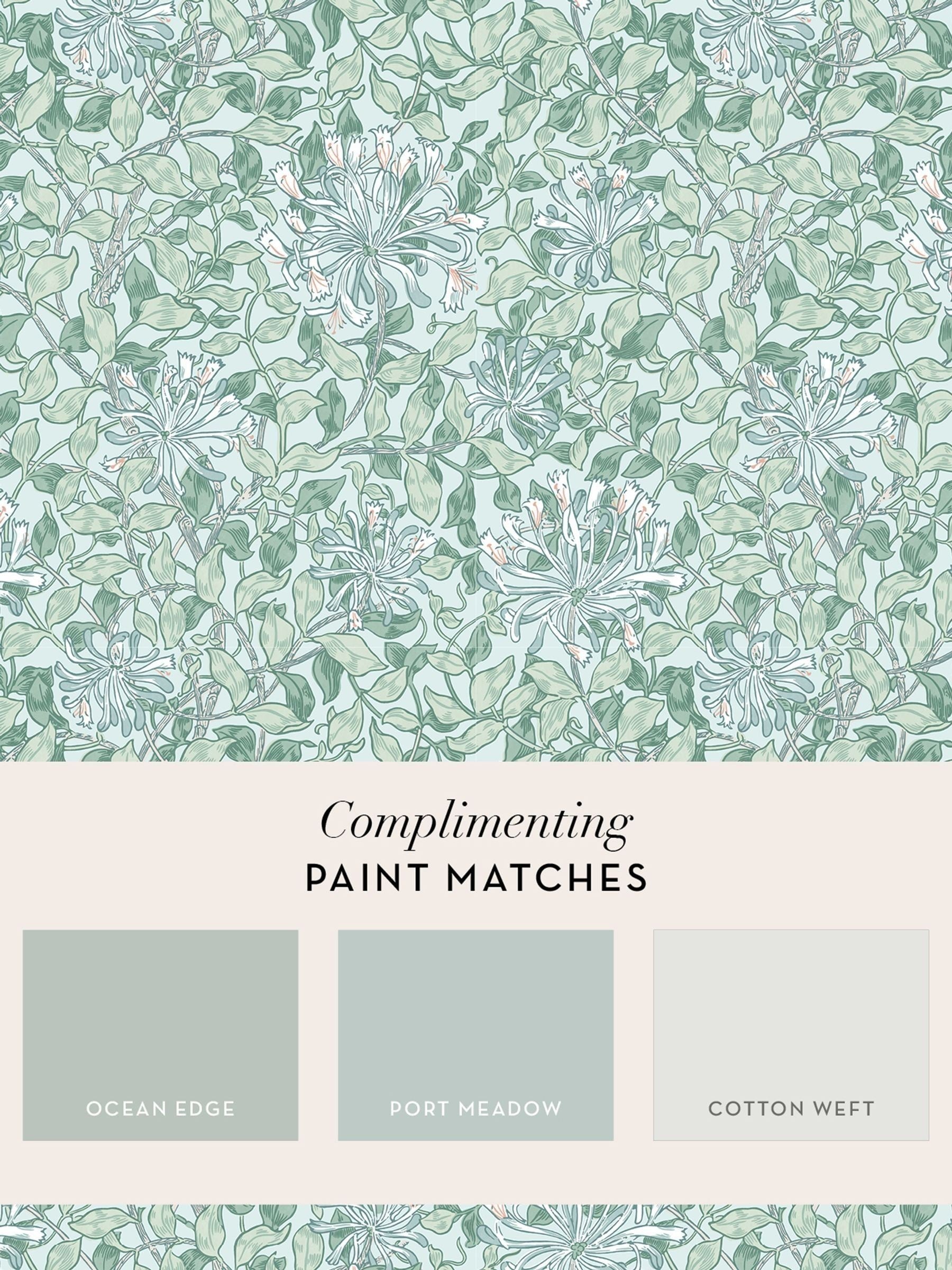 William Morris Honeysuckle wallpaper sample A4 - British product