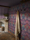 William Morris At Home Carnival Dove and Rose A4 Wallpaper Sample