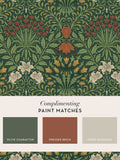 William Morris wallpaper Moss Green Garden 10m, imported from the UK