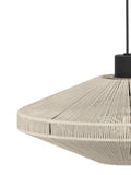 Eglo Midsumer black fabric pendant light 38cm, UK version