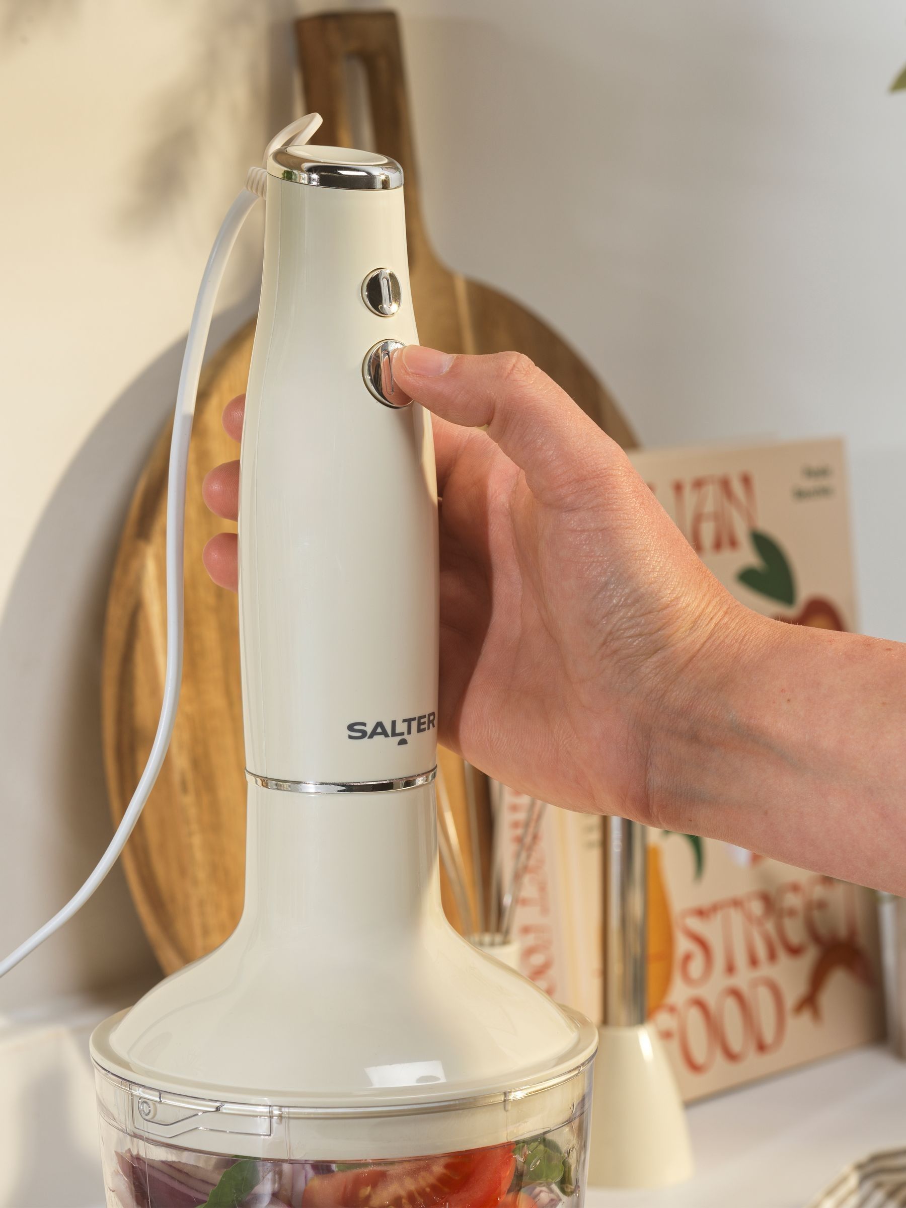 Salter cream retro 3-in-1 blender set (British brand)