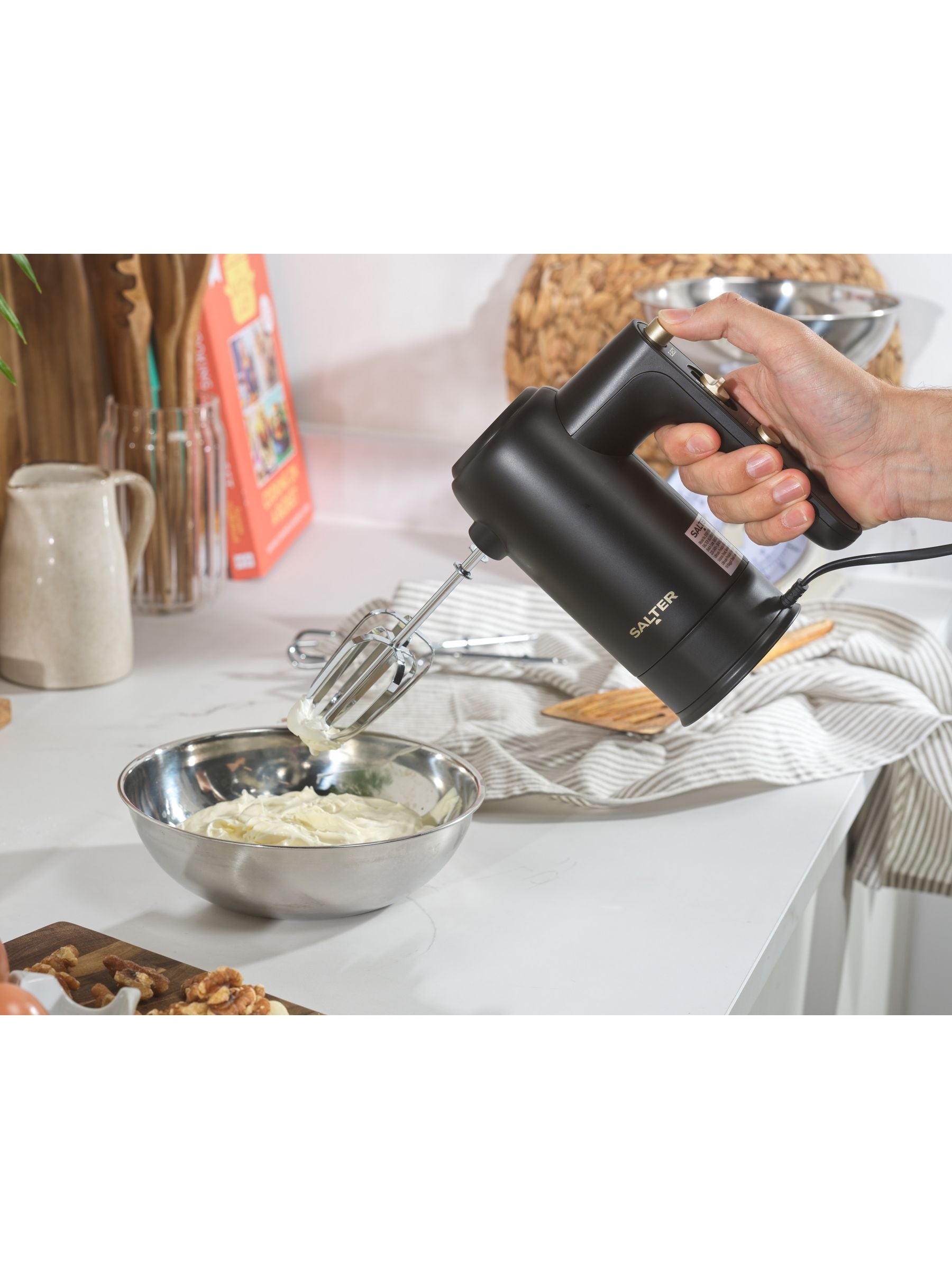 Salter Black Alchemy electric hand mixer (British brand)