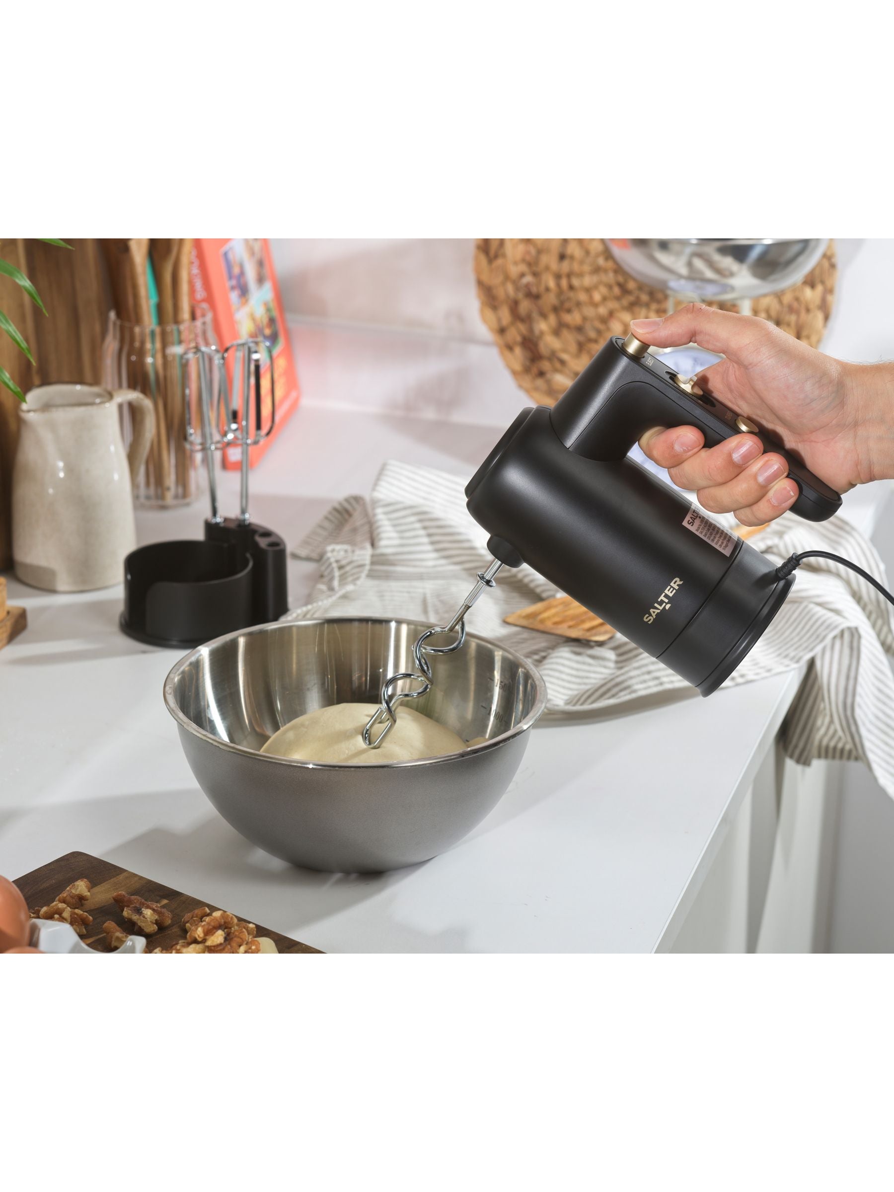 Salter Black Alchemy electric hand mixer (British brand)