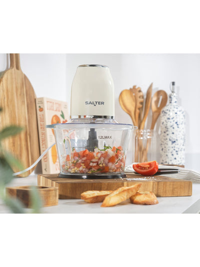 Salter Cream Retro Glas-Zerkleinerer 1,5L
