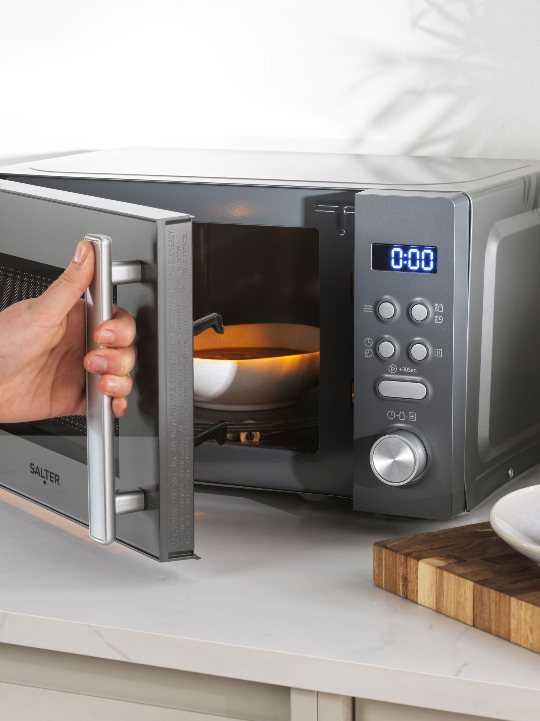 Salter Grey Cosmos 20L microwave (British brand)