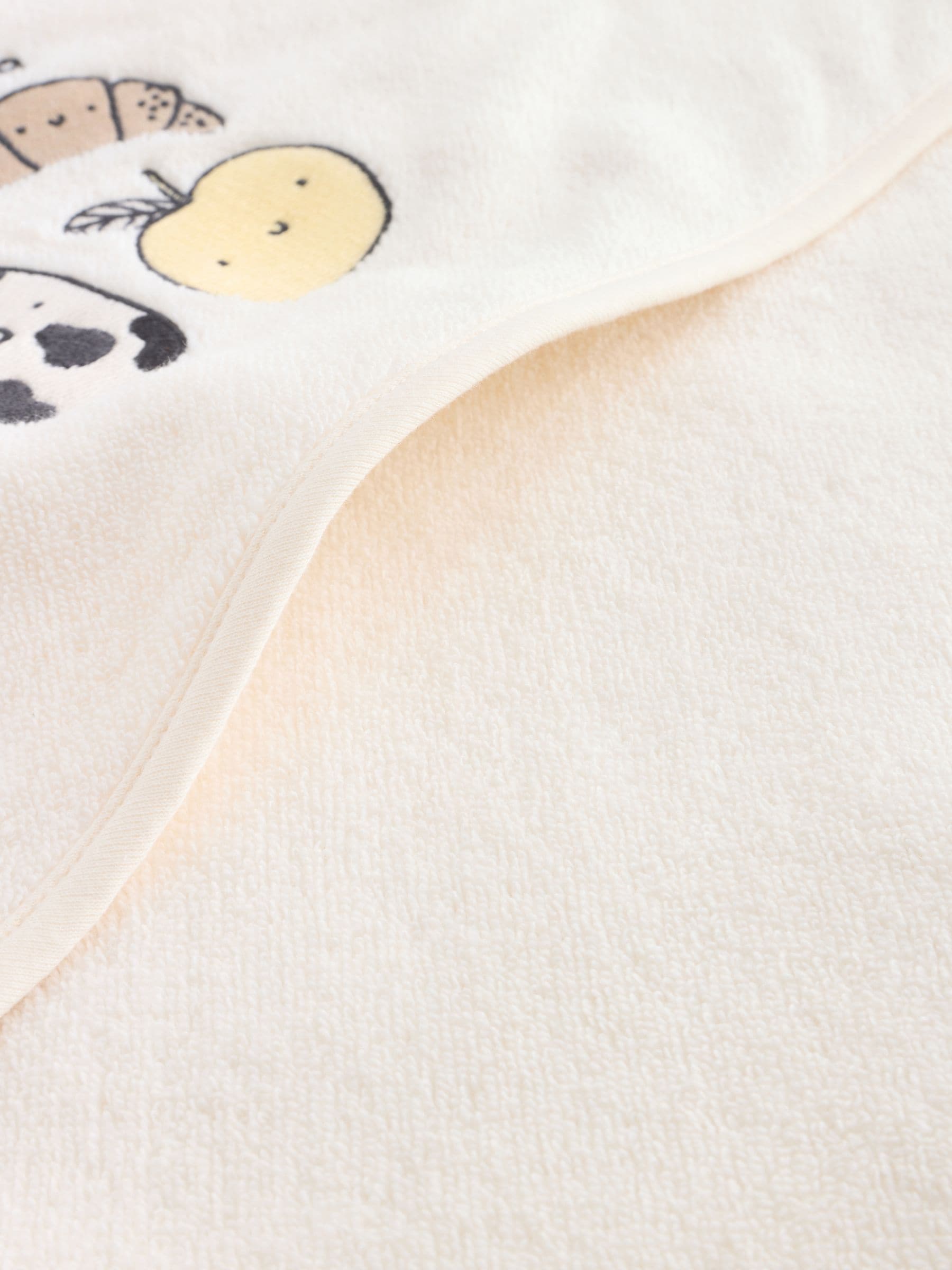 Neutral Milk Club hooded baby towel 75cm, imported from the UK