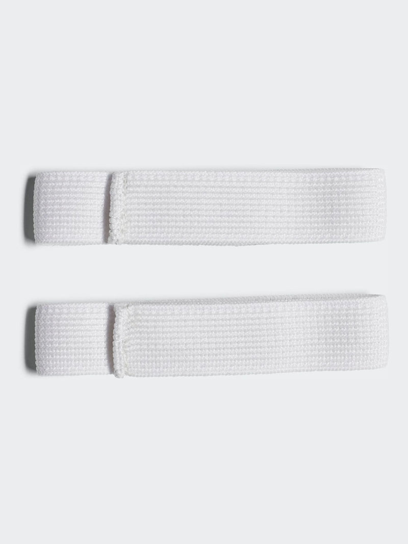 adidas white black shin pad sleeve, UK version