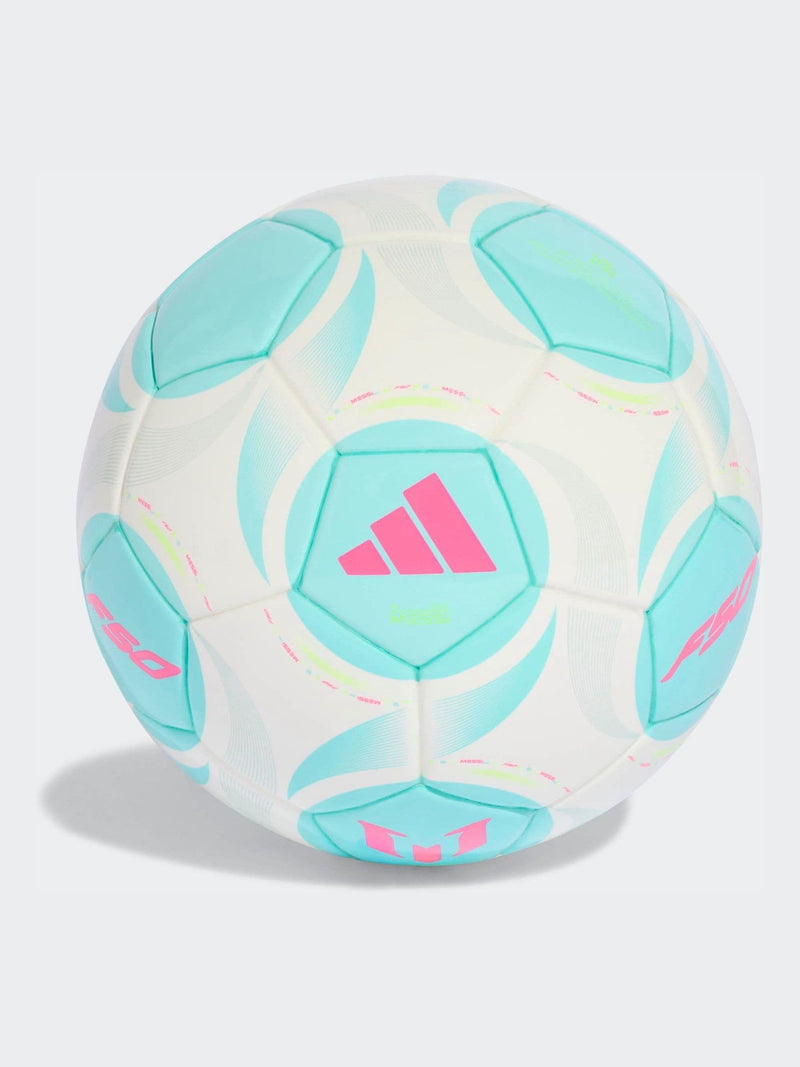adidas Messi Mini Football White/Blue, UK version