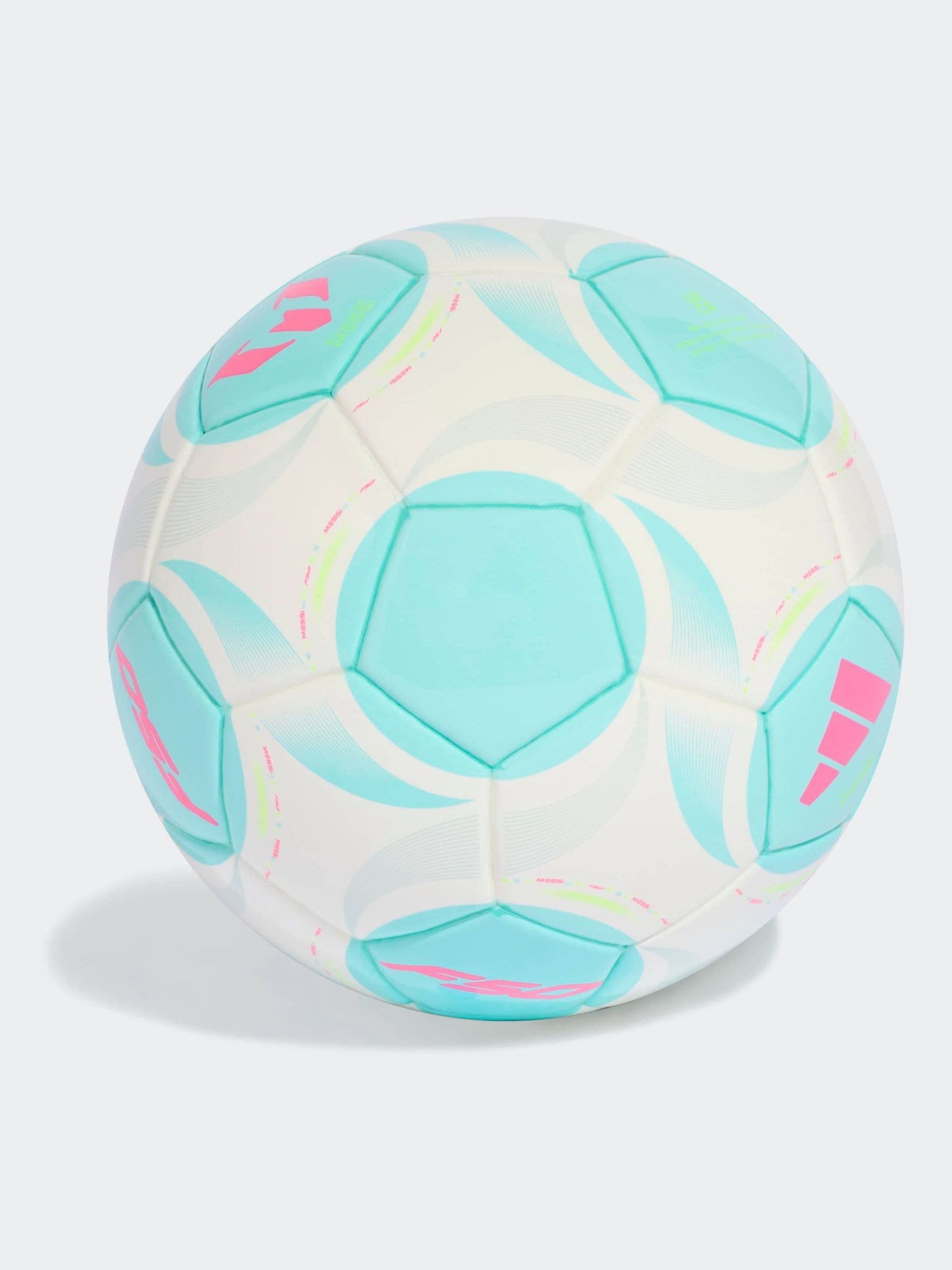 adidas Messi Mini Football White/Blue, UK version