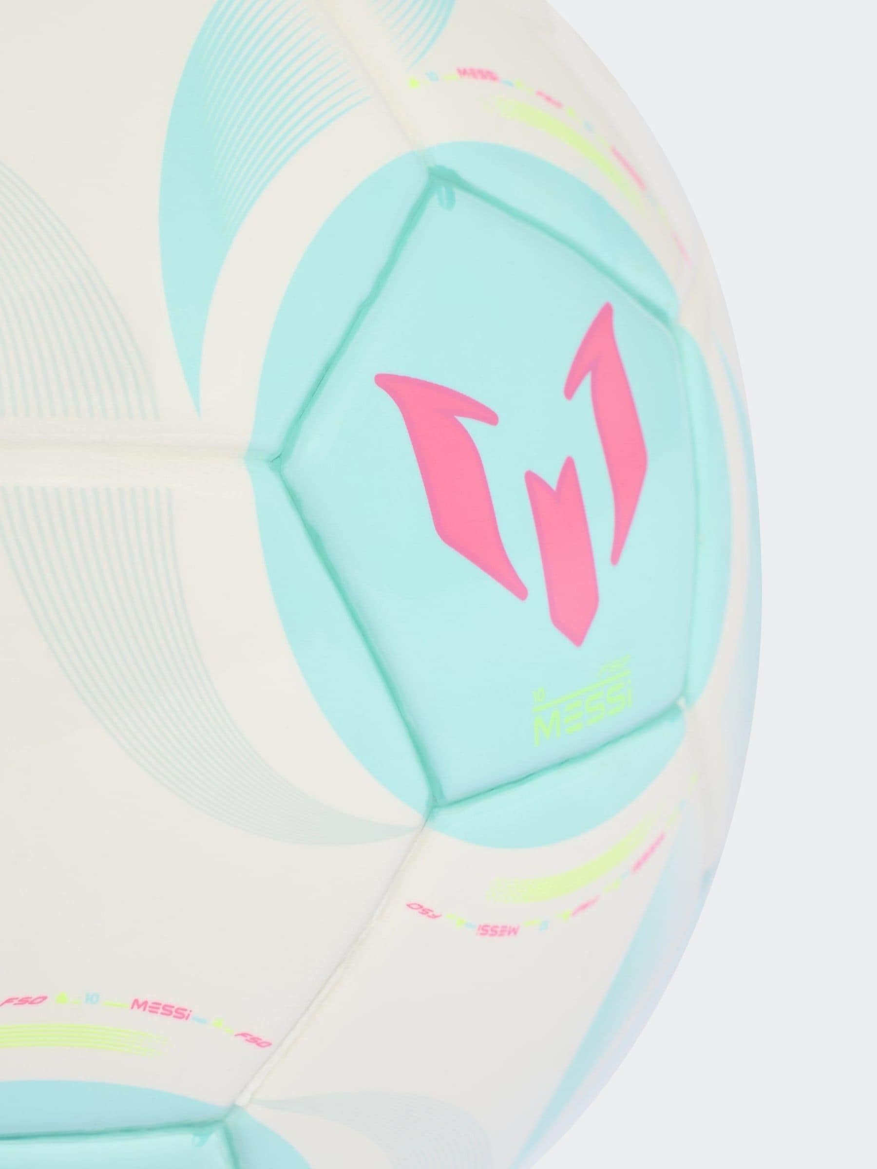adidas Messi Mini Football White/Blue, UK version