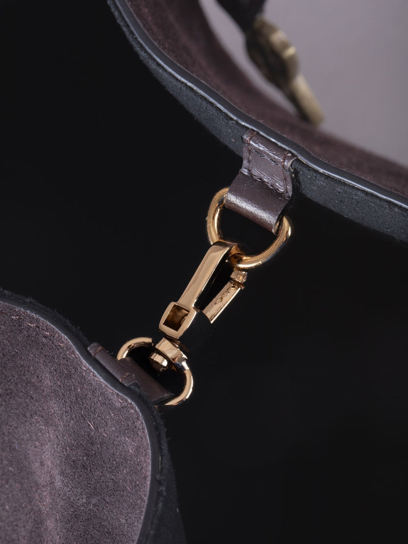 Lakeland Leather Brown Mirehouse suede tote bag, imported from the UK