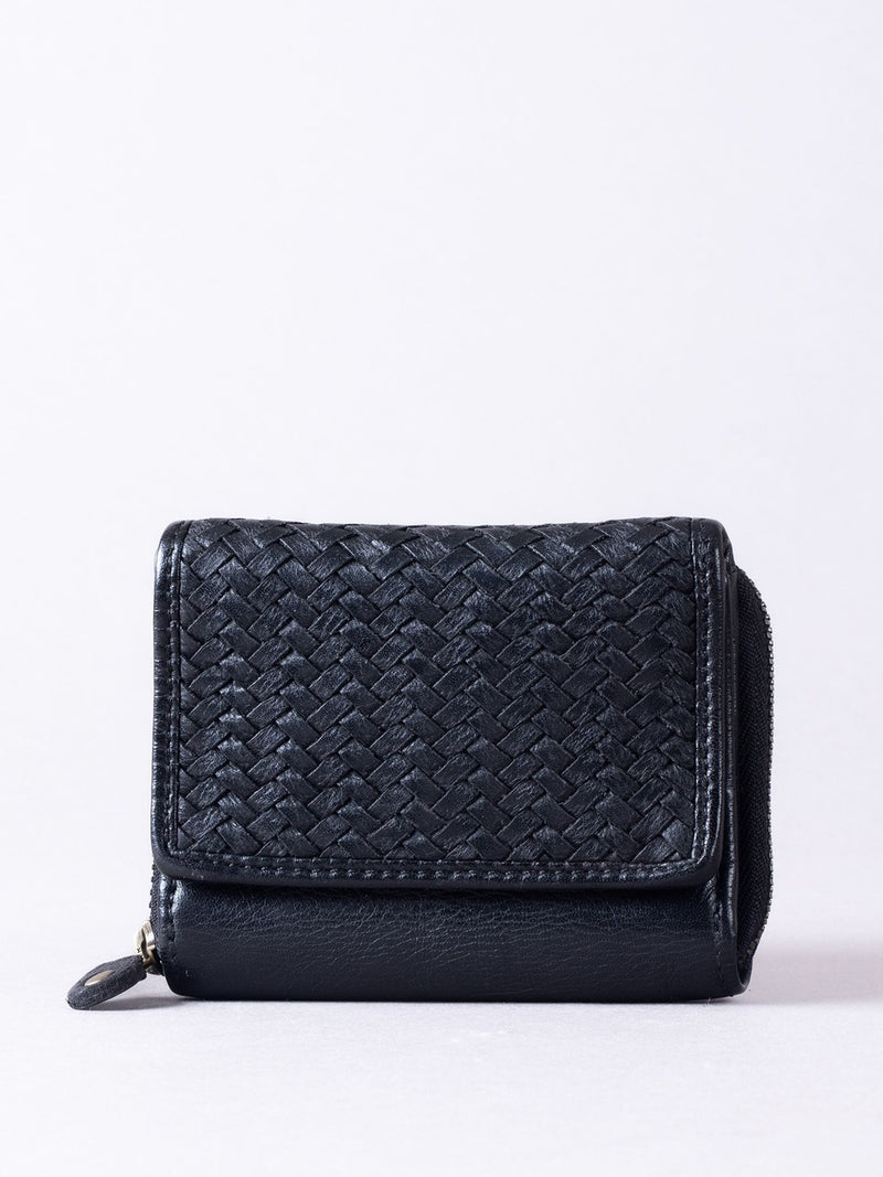 Lakeland Leather Black Small Wreay Purse
