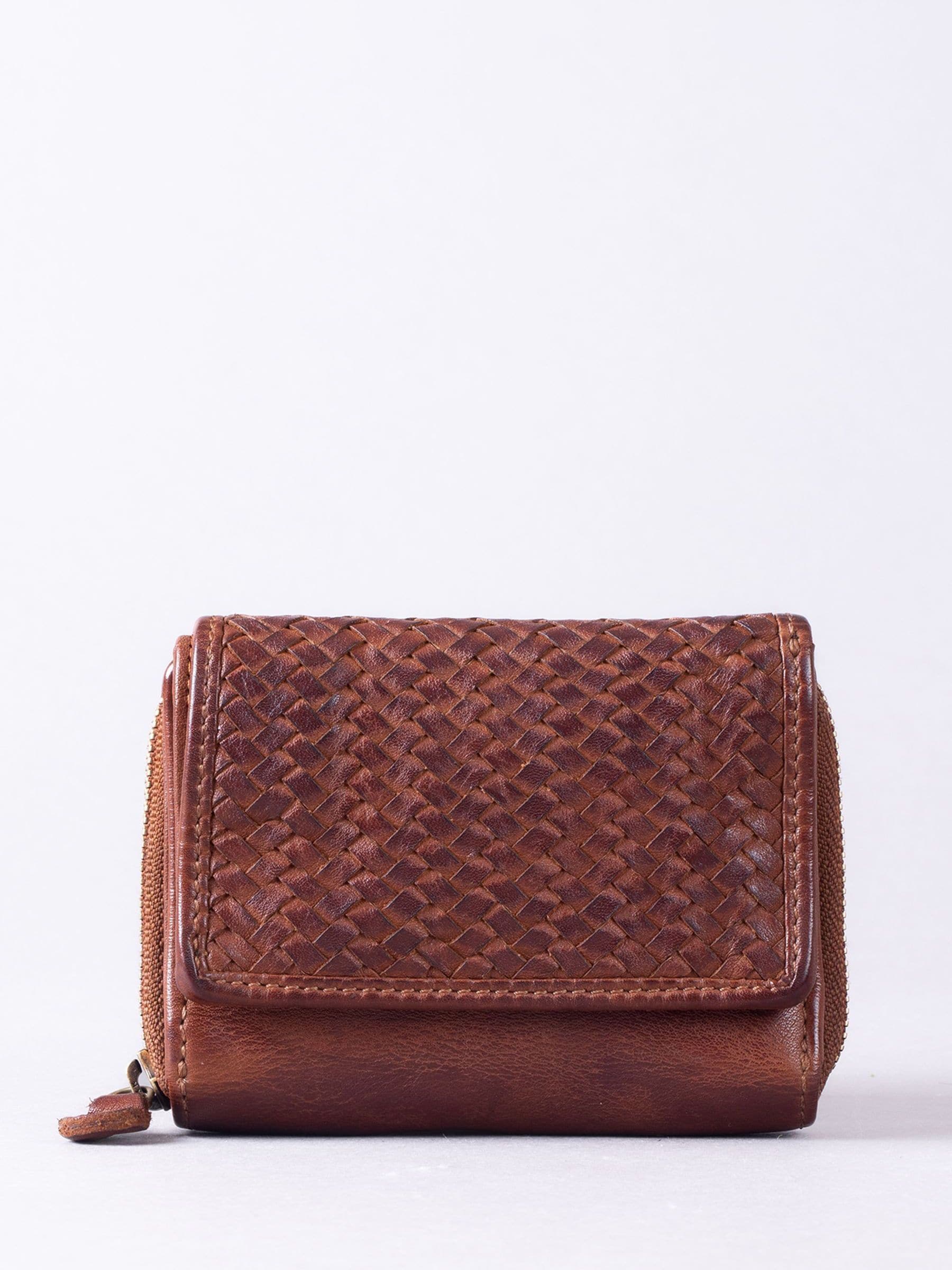Lakeland Leather Brown Small Wreay Purse