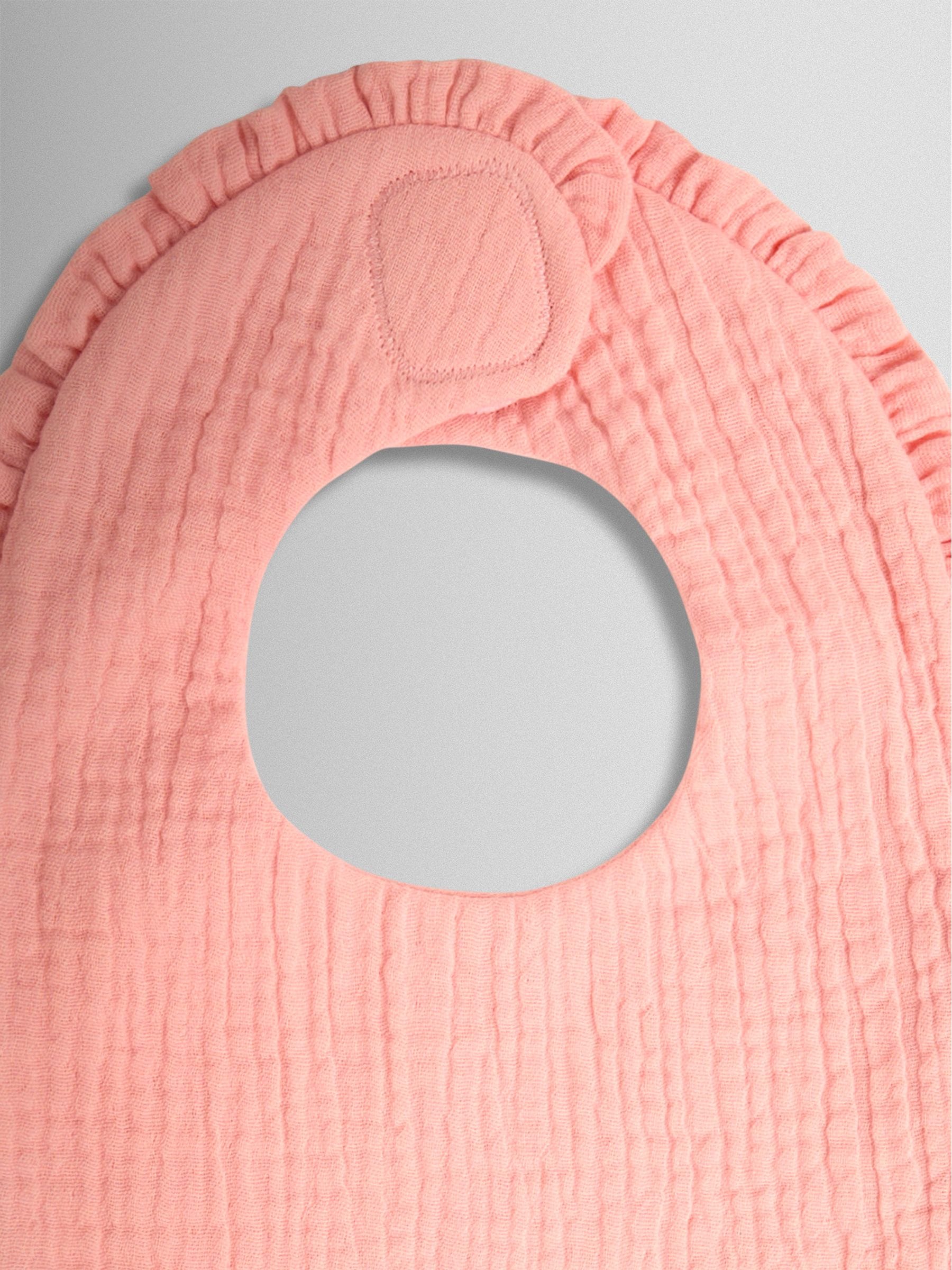 JoJo Maman Bébé frill bibs 2-pack, UK version
