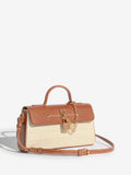 Friends Like These cream tan mini top handle handbag, imported from the UK