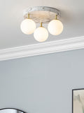 BHS Toronto bathroom ceiling light marble effect 3-light (British brand)