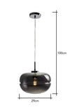 BHS Joel pendant ceiling light adjustable height (British brand)