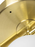 BHS satin brass Toronto bathroom ceiling light, UK version