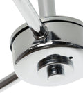 BHS Montreal flush ceiling light chrome finish, UK version