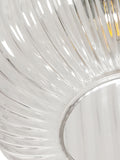 BHS Quebec glass bathroom flush light 23cm (British brand)