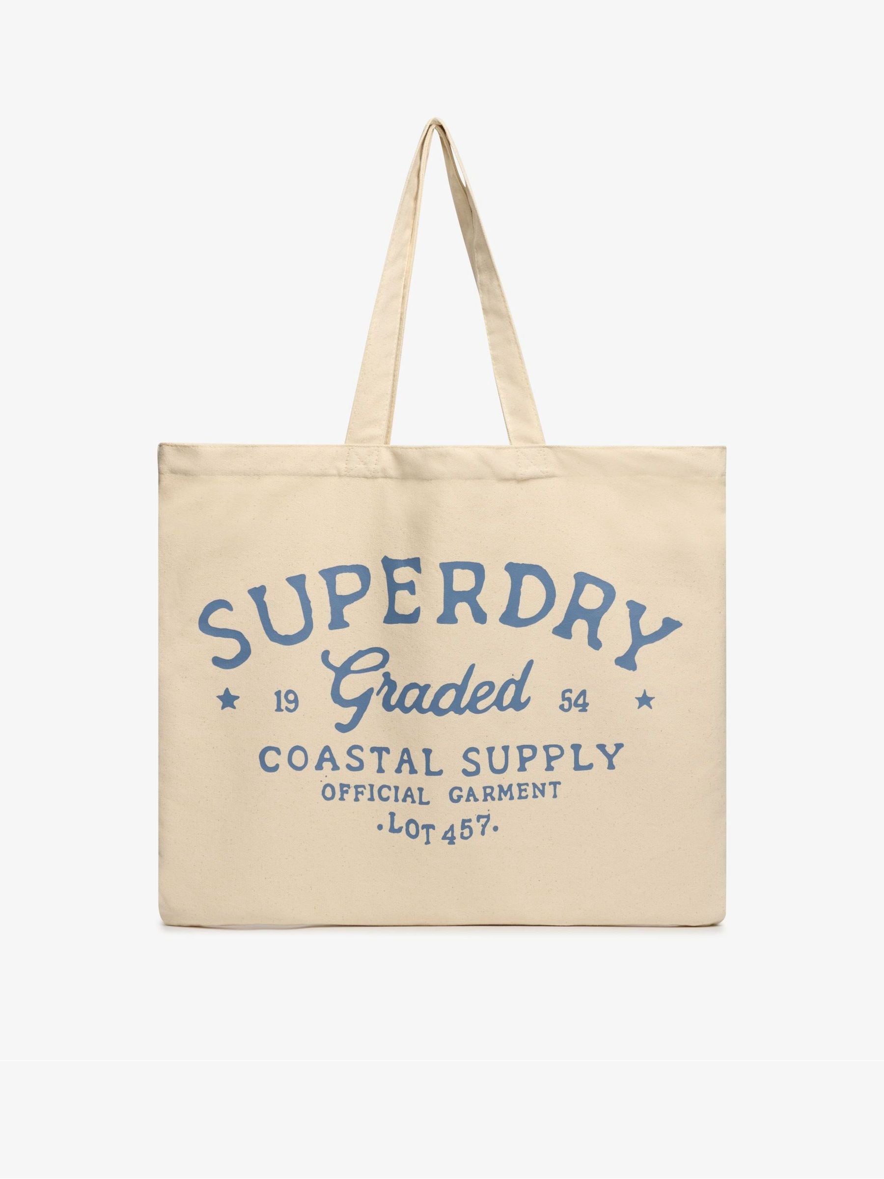 Superdry Natural Tote Bags
