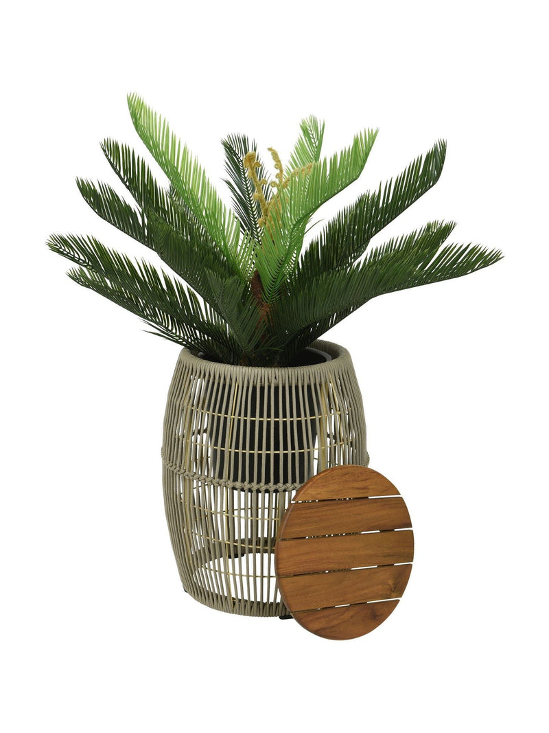 Outdoor Living Seville acacia wood side table 3-in-1 (British brand)