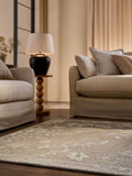 Natural Ethereal Floral Wool Rug (British brand)