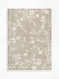 Natural Ethereal Floral Wool Rug (British brand)