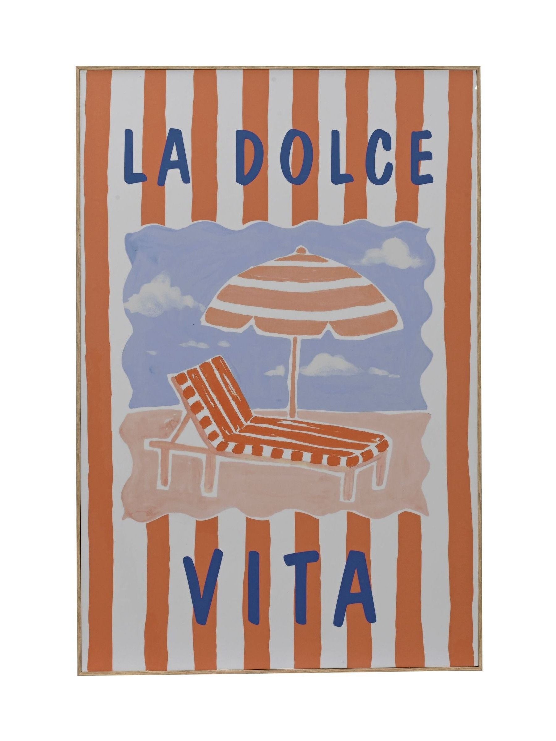 Decoris beach canvas wall art 60x90 cm, imported from the UK