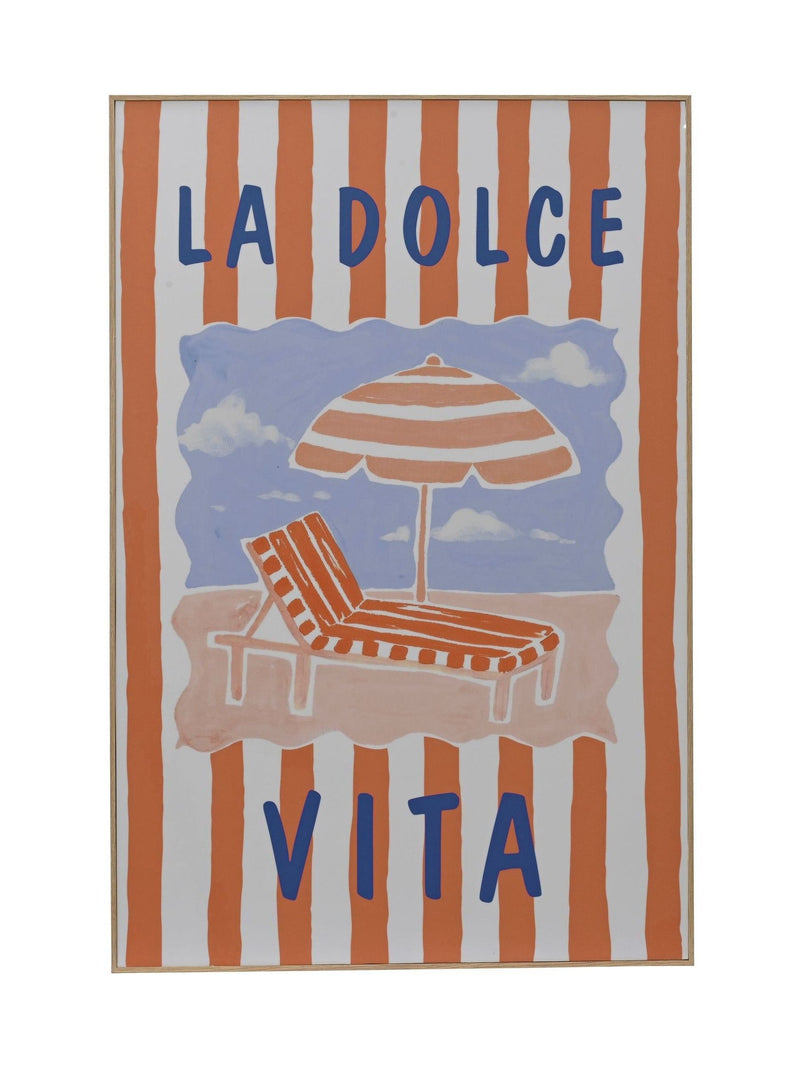 Decoris beach canvas wall art 60x90 cm, imported from the UK