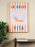 Decoris beach canvas wall art 60x90 cm, imported from the UK