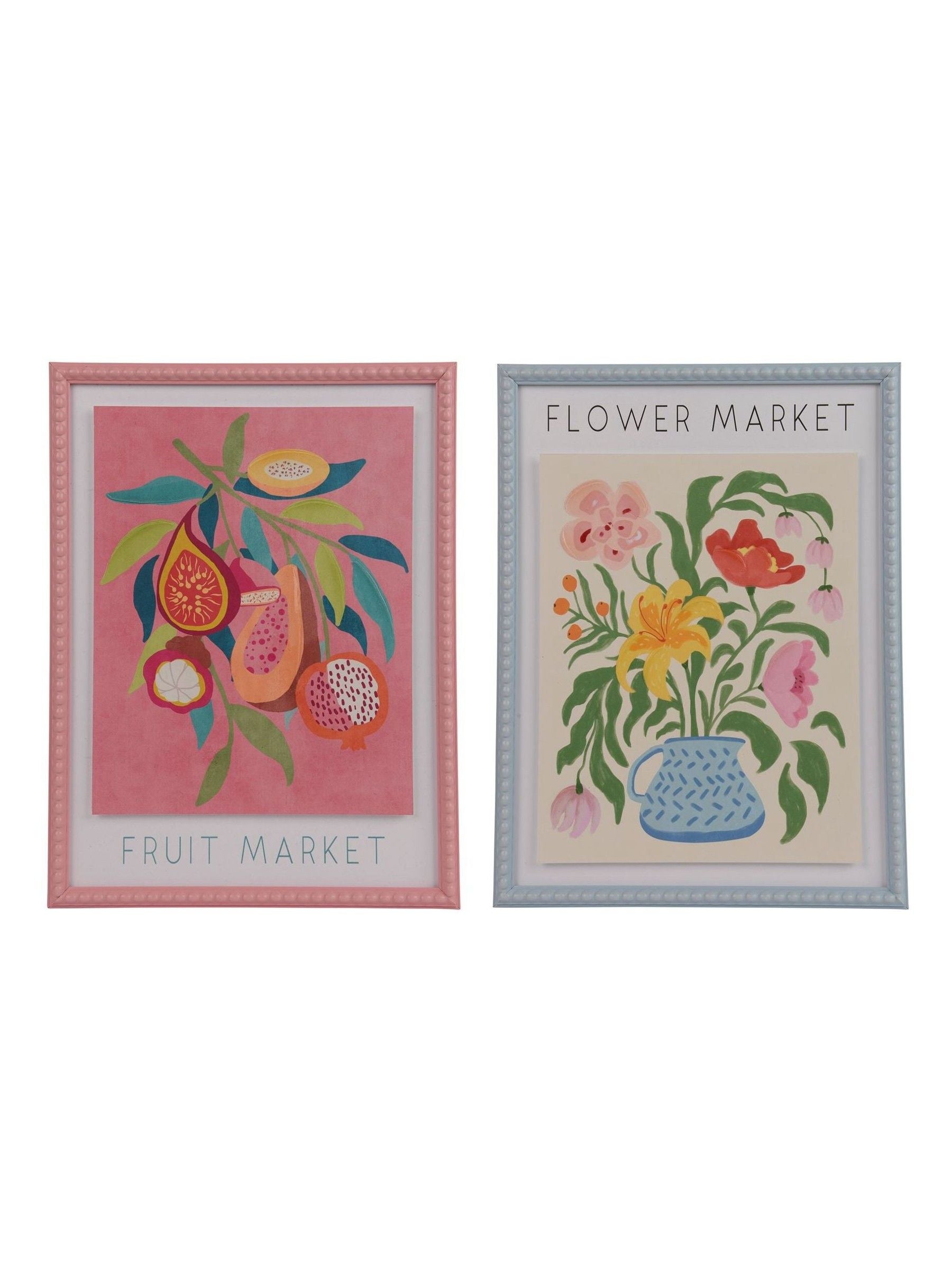 Decoris wall art set flower fruit 30x40cm, imported from the UK