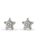 COACH Gold Tone Signature C Pavé Padlock Stud Boxed Earrings