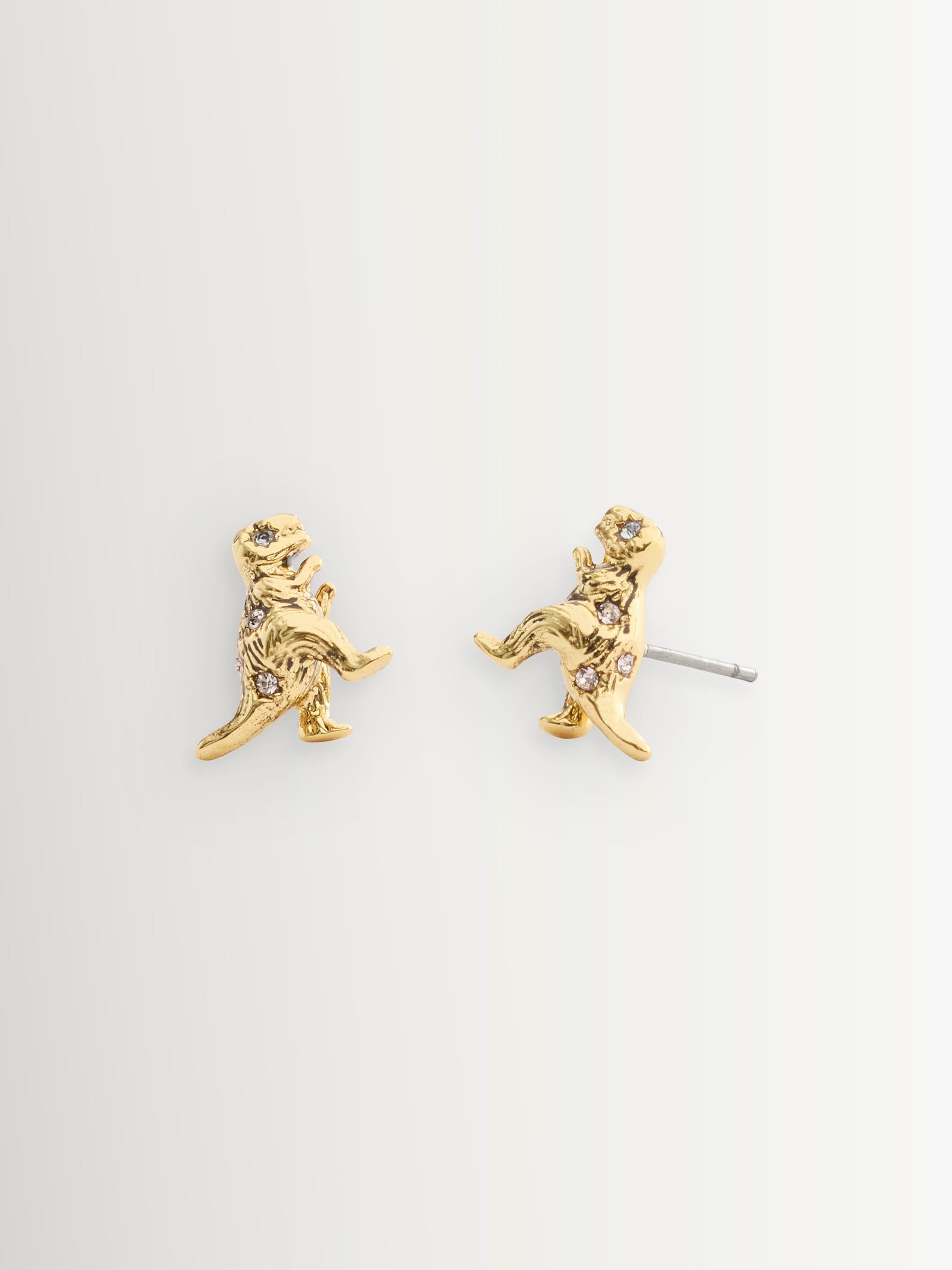 COACH Gold COACH Signature Rexy Stecker-Ohrringe