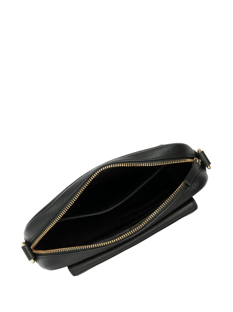 Lotus black leather handbag (British brand)