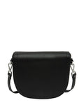 Lotus black leather saddle bag (British brand)