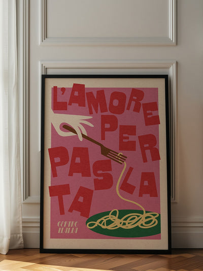 We Are Proper Good Pink Pasta Kjærlighet Kunsttrykk