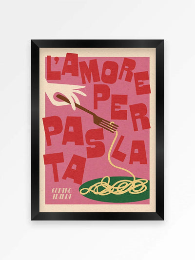 We Are Proper Good Pink Pasta Kjærlighet Kunsttrykk