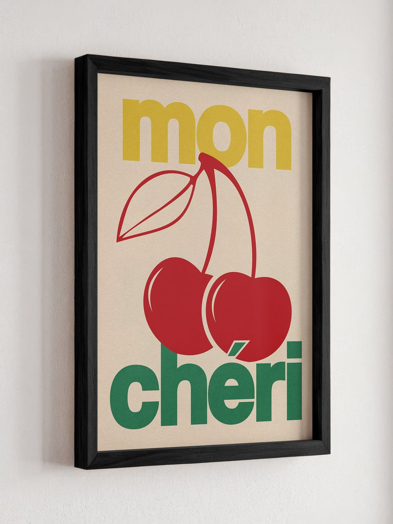 We Are Proper Good Red Mon Cheri art print - British product