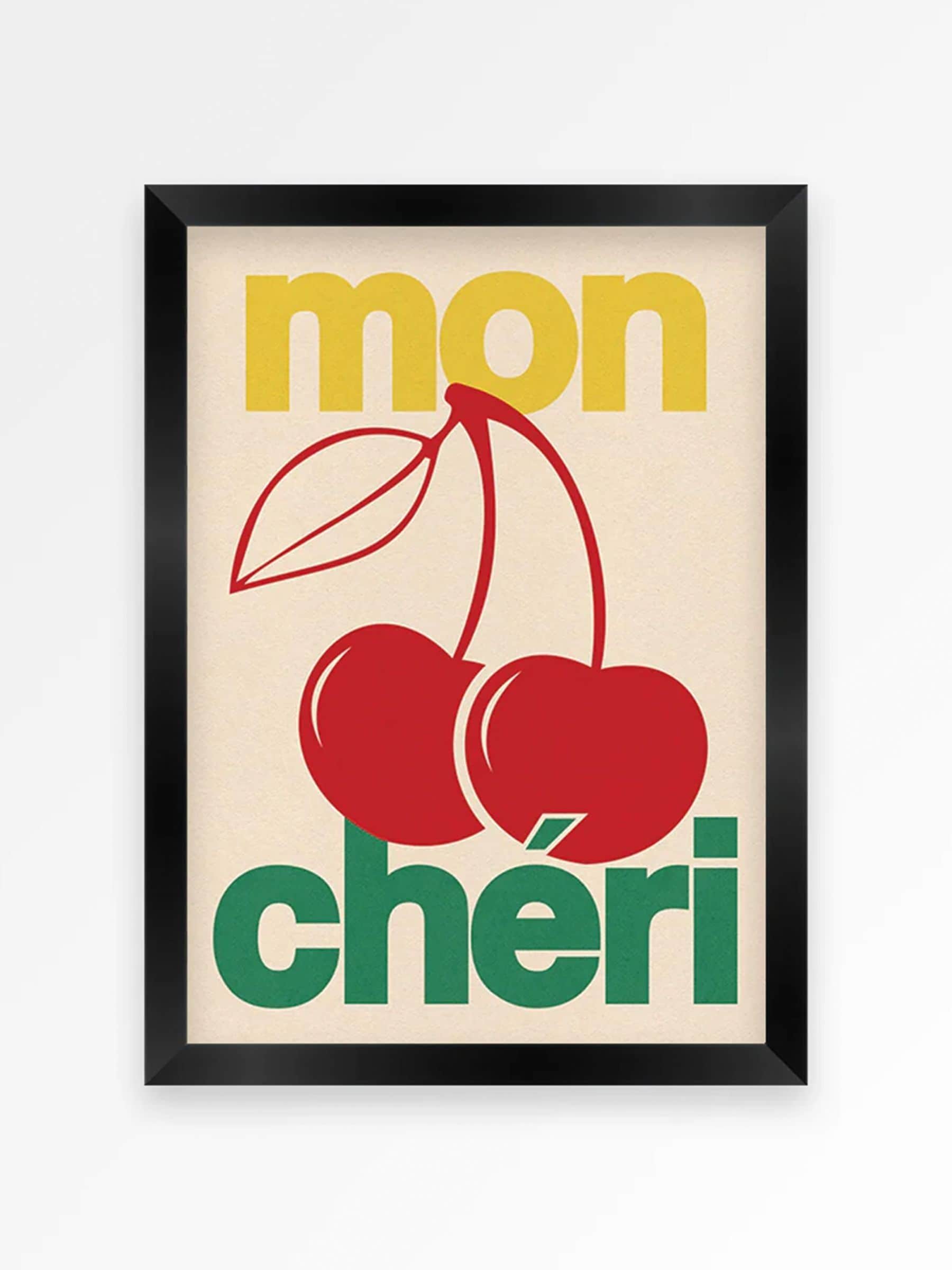 We Are Proper Good Red Mon Cheri art print - British product