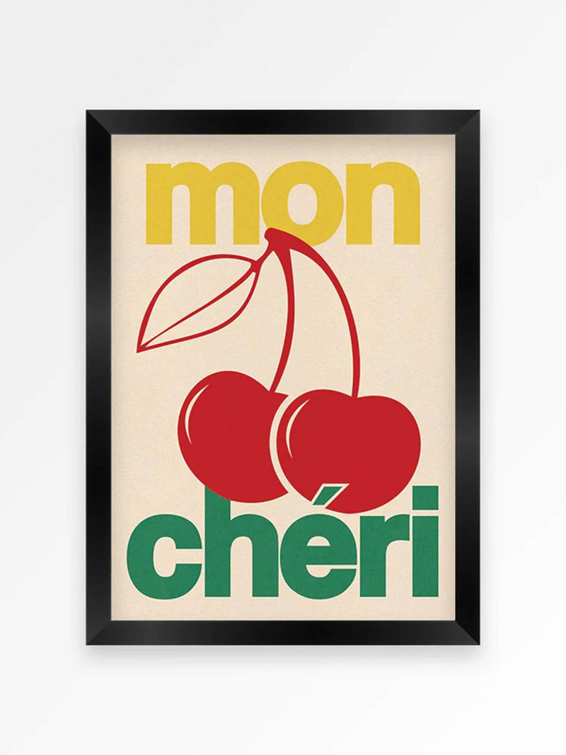 We Are Proper Good Red Mon Cheri art print - British product