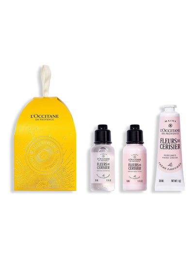 Next L'Occitane Fleurs De Cerisier Cherry Blossom Body Care Gift Set- Buy online at McGrocer