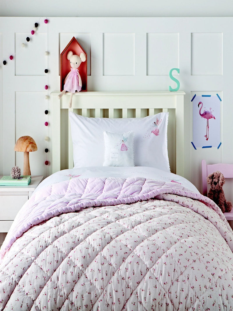 The White Company reversible floral quilt single (British brand)